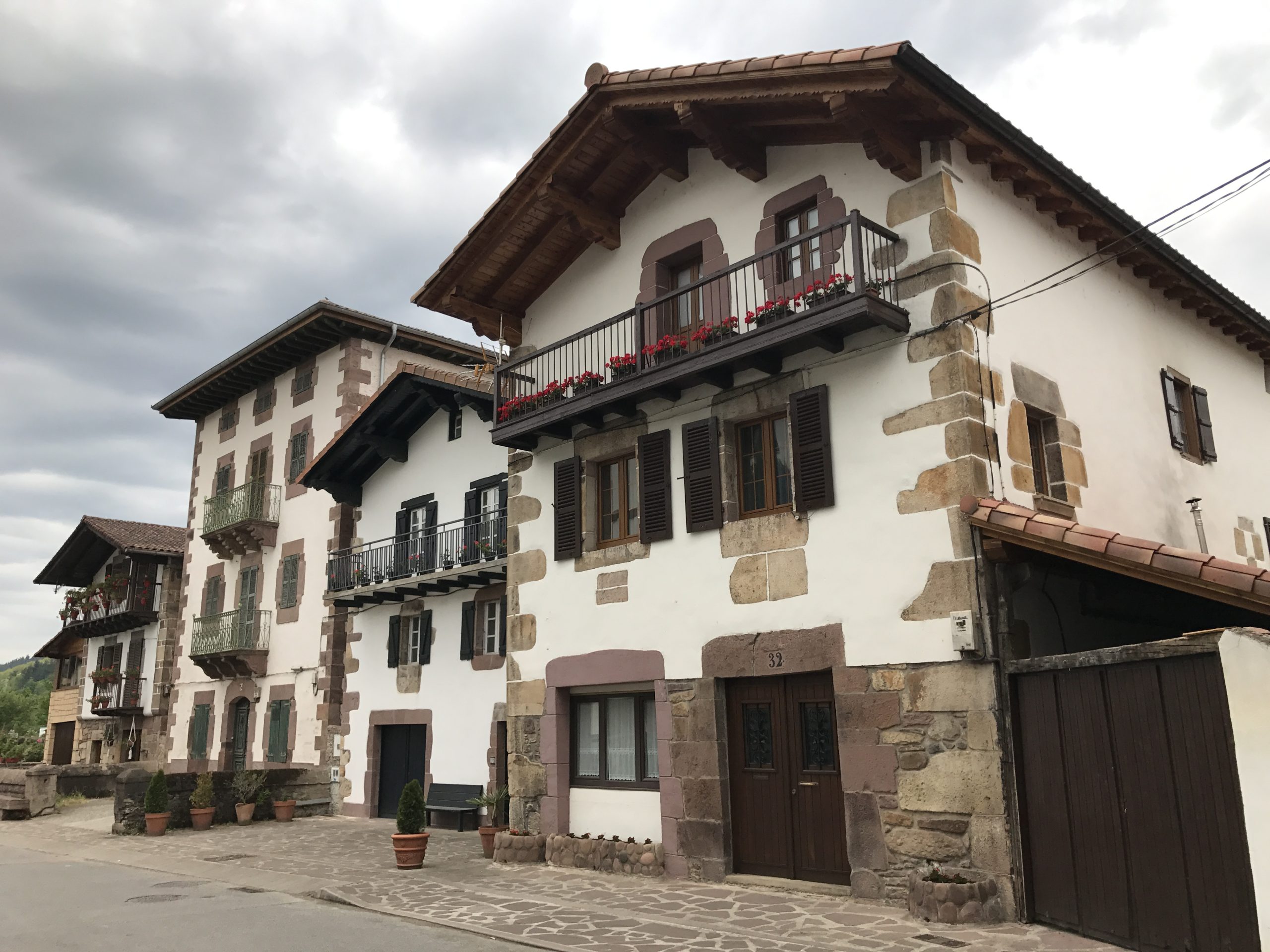 Brick and plaster homes