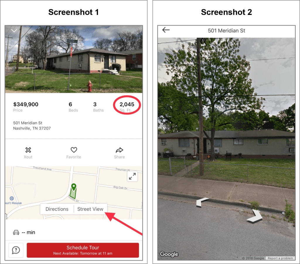 Explore this Nashville, TN, home using top property search apps for real estate. View pricing, bedrooms and bathrooms, square footage, a map with street view, and convenient scheduling options.