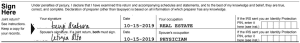Tax return signature section with signatures dated 10-15-2019. Occupations listed: real estate and physician. Ensure you qualify for Real Estate Professional Status legally to maximize potential benefits.